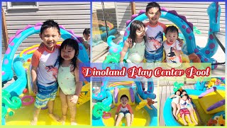 Intex Dinoland Play Center Swimming Pool unboxing and playing