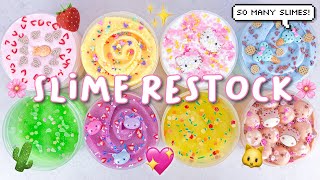 SLIME RESTOCK: MORE NEW SLIMES 💖 FLOATS, CRUNCHY, ICEE, \u0026 MORE!