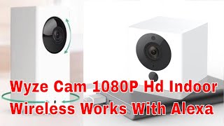 Wyze camera amazon Alexa - 1080p Wi-Fi Indoor Smart Home Camera with Night Vision