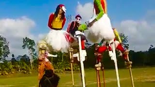 Moko Jumbies At Rio Claro