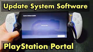 Playstation Portal: How to Update System Software