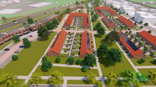 Animatie nieuwbouw 110 woningen Harlingen