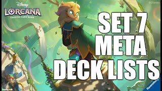 Archazia's Island META Deck Lists! | Lorcana Set 7 Talk