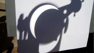 Partial Solar Eclipse 14 Nov 2012 shows how fast the sun moves!