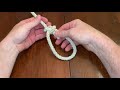 how to tie a bowline knot easy and quick for scouts