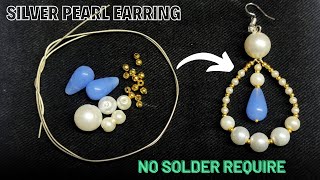 Ep 22: Silver Pearl Earring | Watch me Work |  @Rj_GoldArt