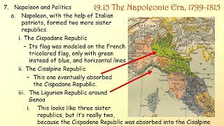 19.15 The Napoleonic Era
