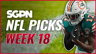 NFL Picks Week 18 - NFL Predictions 1/8/23 - Sports Gambling Podcast - NFL Predictions Week 18