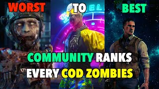 The Community Ranks EVERY Call of Duty ZOMBIES From WORST to BEST