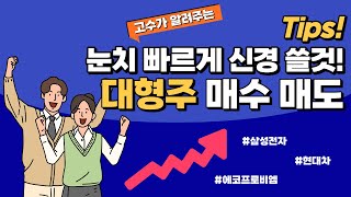 삼성전자 같은 대형주를 매수할때 중요한 한가지