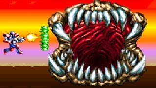 Super Turrican 2 (SNES) - All Bosses (No Damage /Hard/No Bombs + Ending) 1080p 60FPS