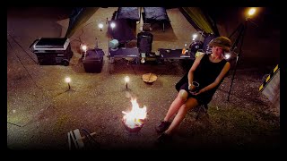 TESLA CAMPING ASMR｜Spend millions to charge the car｜台玩露客 Taiwan Camping Vlog *61