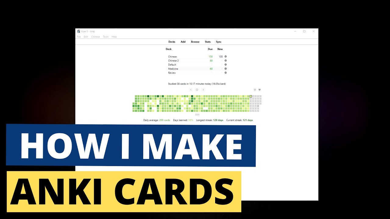 How I Make Anki Cards Youtube