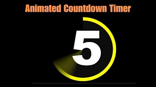 Making a Countdown Timer in PowerPoint | How to Create a 5 Second Countdown Timer in PowerPoint