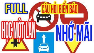 Trả lời NHANH câu hỏi BIỂN BÁO giao thông| Học lái xe cùng thầy Dũng