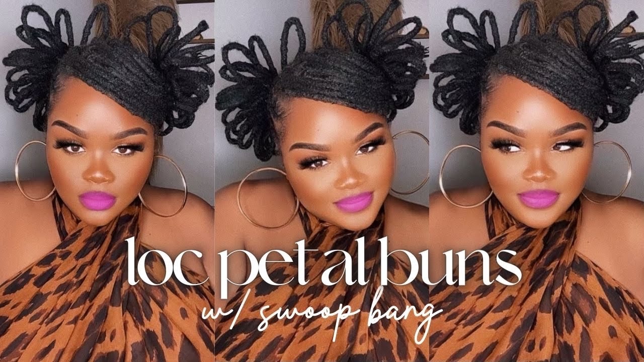 Loc Petal Bun Tutorial At Nancy Hickman Blog