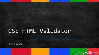 CSE HTML Validator