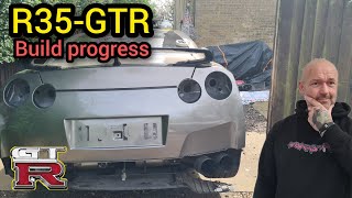 My cheap copart R35-Gtr is coming together