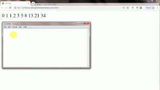 Fibonacci series number generator using JavaScript program