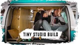 VAN LIFE: Building a Space Saving TINY HOME STUDIO // S02E09