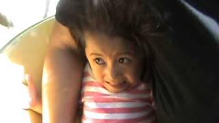 Alyssa's First Rollercoaster Ride