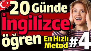 20 Günde İngilizce öğren | Günlük hayatta cümleler | Ders 4