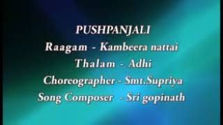 Pushpanjali Bharatanatyam classical dance