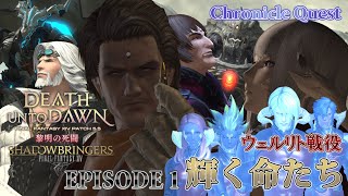 【FF14 黎明の死闘】EPISODE 1：輝く命たち【ウェルリト戦役】