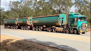 Road Trains and Oversized Trucking Australia.
