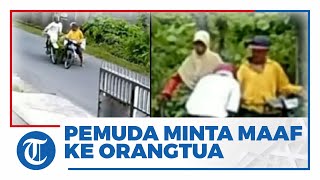 Viral Pemuda Serempet Suami Istri Bawa Rumput, Jatuh Lalu Berdiri dan Sungkem