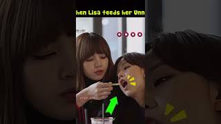 When Lisa feeds her unnie