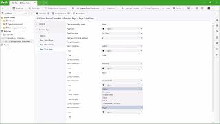 Eclipse Room Controller Parameters | Function Page - List View