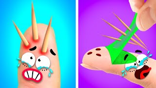 OUCH! Crazy Doodles And Their Daily Struggles! Doodles Try Life-Saving Hacks! - # Doodland 716