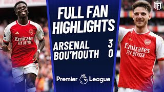 Champions WIN FOR ARSENAL! VAR POOR! Arsenal 3-0 Bournemouth Highlights