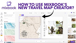 How to use Mixbook's New Travel Map Creator | Tutorial