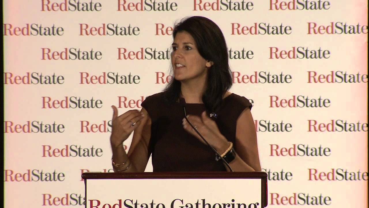 Governor Nikki Haley At The 2014 RedState Gathering #RSG14 - YouTube