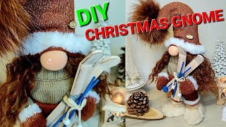 DIY GNOMA Scandinava con gli sci 🎿con riciclo