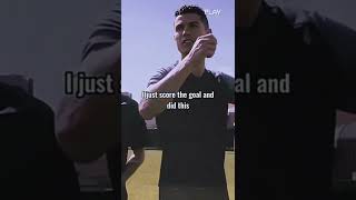 The first ever SIUUUU from Ronaldo 🤣