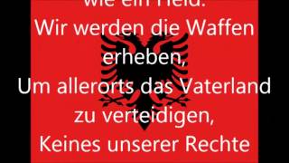 Nationalhymne von Albanien (deutsche Übersetzung)