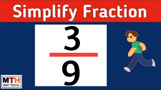 How to reduce the fraction 3/9 (simplified form) | 3/9 Simplified