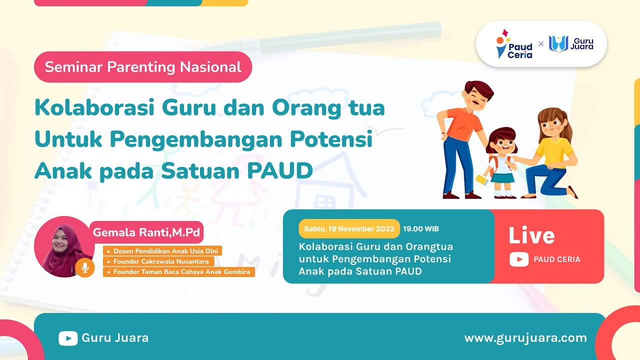 Seminar Parenting : Kolaborasi Guru Dan Orang Tua Untuk Mengembangkan ...