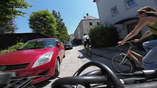 Salzburg'da Bisikletle Gezmek | Arabaların Yol Vermesine Alışamadık :) #salzburg #avusturya #bikers