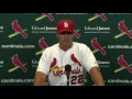 pit@stl matheny discusses carpenter s oblique injury