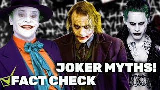 The Truth Behind Joker Movie Myths - Fact Check!