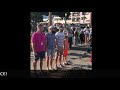 cute 9 year old blows minds of street performers spectators at the santa monica pier in california