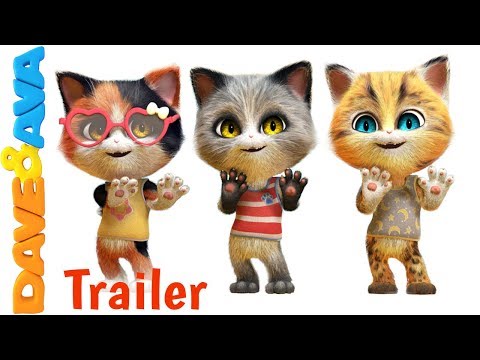 ๐พ Five Little Kittens Jumping on the Bed - Trailer | Counting Songs form Dave and Ava ๐พ ๐พ Five Little Kittens Jumping on the Bed - Trailer | Counting Songs form Dave and Ava ๐พ