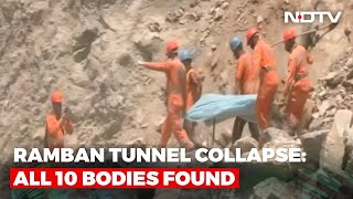 10 Bodies Recovered After Rescue Operations At Collapsed Jammu Tunnel