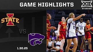 Iowa State vs. #11 Kansas State Game Highlights | 2024-25 Big 12 Women’s Basketball