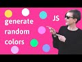 Generate random colors with JavaScript