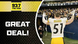 Starkey: "I think this is a GREAT thing!" Steelers sign LB Nick Herbig to 4-year, $100 million deal